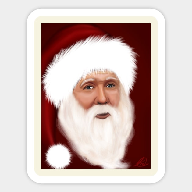 The Santa Clause Sticker by Art_byKay